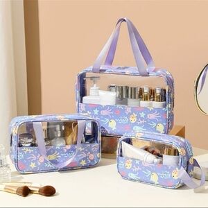 3pc/set Travel Storage Totes   ~PURPLE~
             ~~NEW in package~